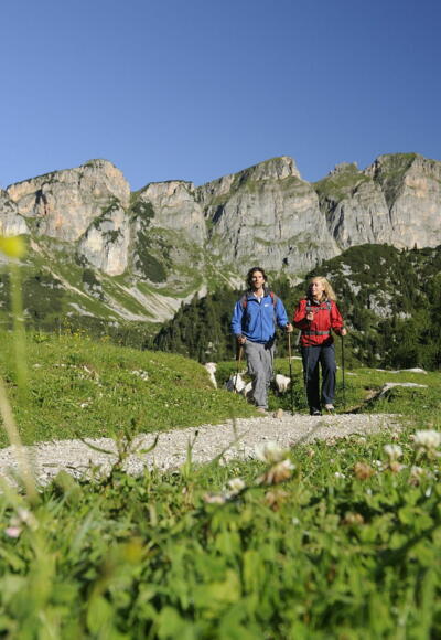 Bergwandern im Rofangebirge, Tirol, Österreich