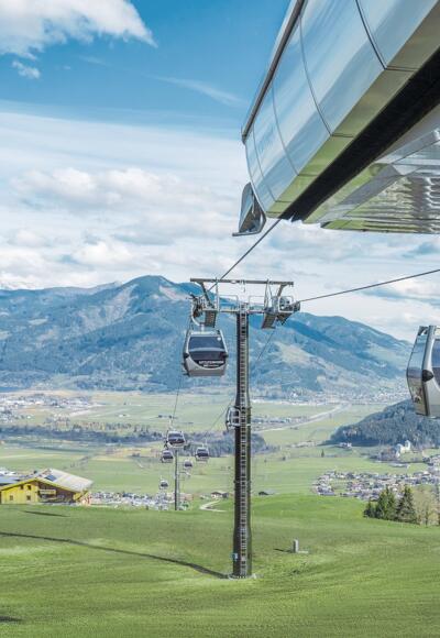 Der Familienberg Maiskogel ist auch im Sommer bequem erreichbar