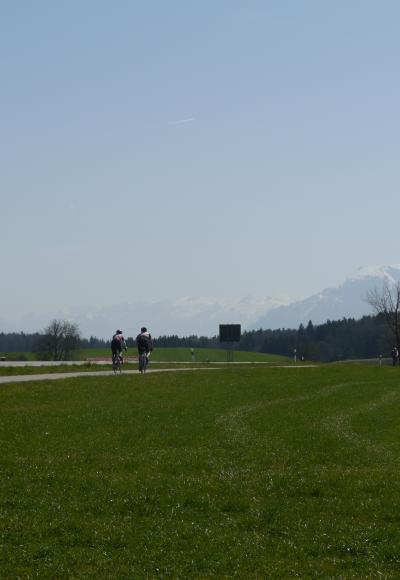 Rennradfahrer Waginger See Rundweg