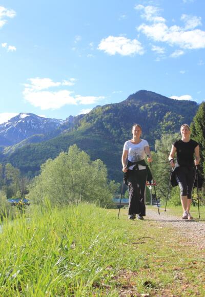 Nordic Walking an der Tiroler Ache