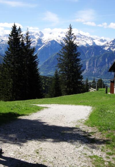 Der Dachstein vom Hütteneck gesehen