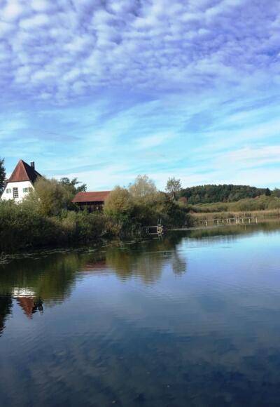 Blick auf das Kloster Seeon