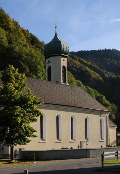 Schnepfau, Katholische Pfarrkirche Heiliger Wolfgang