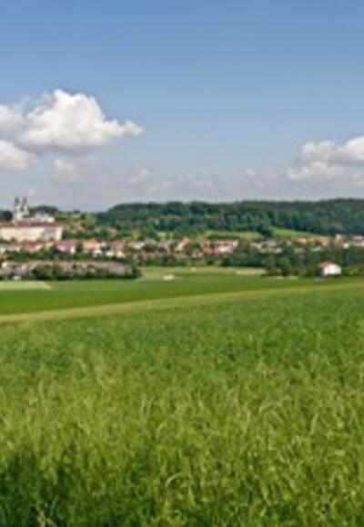 Ausblick von Weilling auf St. Florian