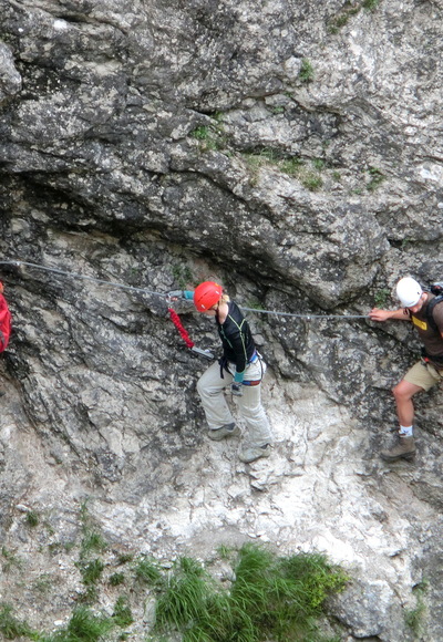 Am Hausbachfall-Klettersteig
