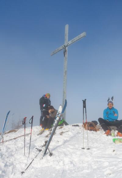 Gipfelrast auf dem Streicher