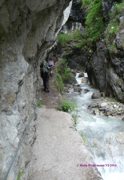 Weg in der Ehnbachklamm