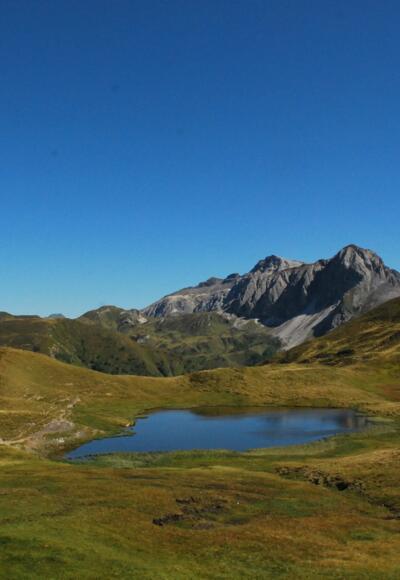 Rothenwändersee mit Blick auf die Zwillingwand