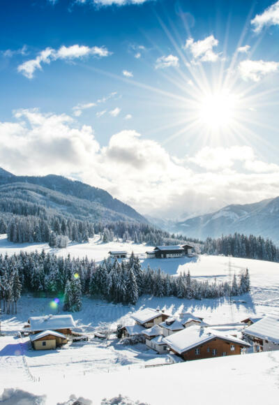 Blick vom Winterbauer zum Lackenkogel