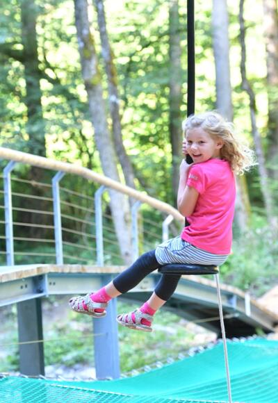 Seilrutsche über den Hausbach