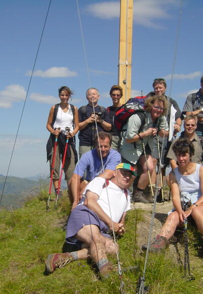 Der Gipfel des Zwölferkogel auf 2.281 m