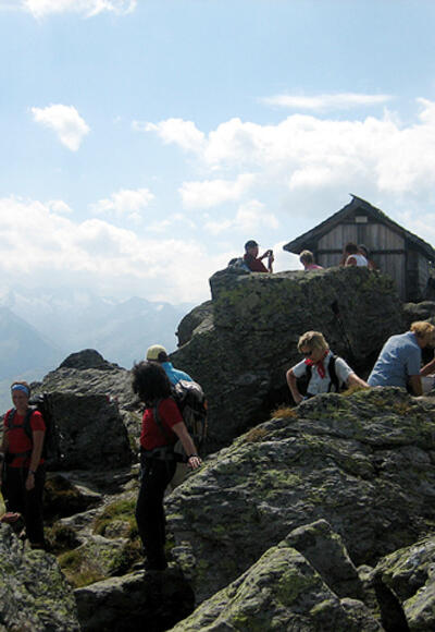 Die Kapelle am Gipfel des Kröndlhorn