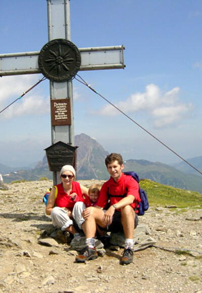 Der Gipfel des Wildkogel (2.224 m) mit tollem Ausblick