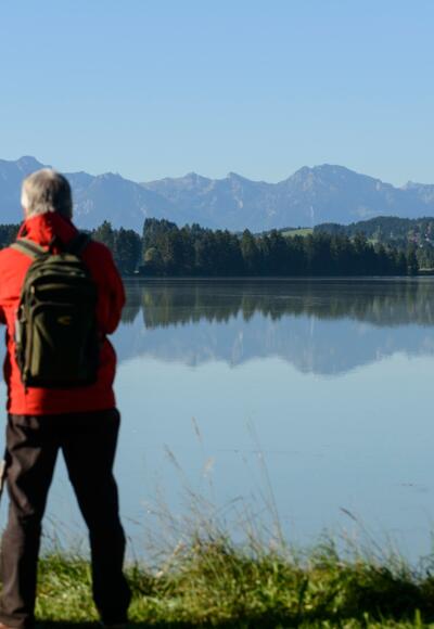 Am Stausee in Lechbruck