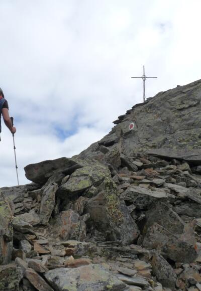 Am Ziel des Nördlichen Lehner Grieskogel, der nur wenig Besuch erhält.