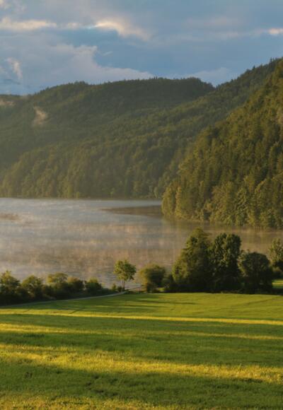 Der Weißensee am Morgen