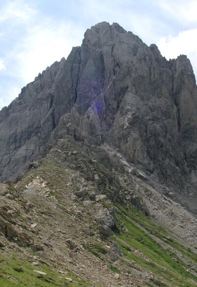 Gufelseejöchl mit Blick zur Parzinnspitze