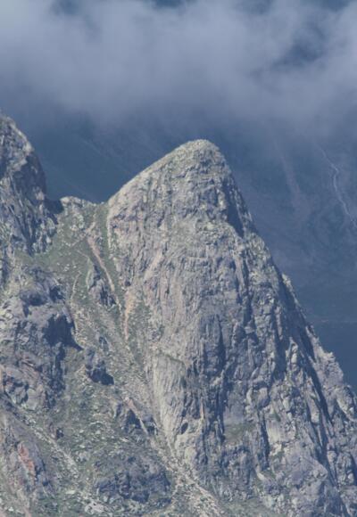 Blick auf den Hauerkogel vom Gamskogel