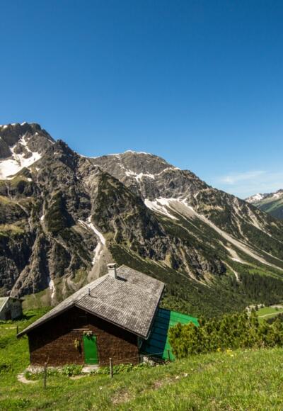 Blick zur Vorderen Wildenalpe