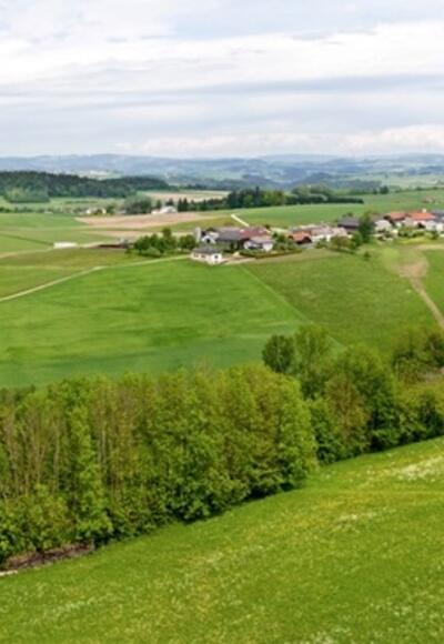 Panorama Kirchberg - Blick vom Aussichtsturm Burgstall