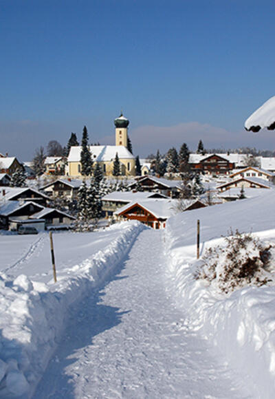 Winterwanderweg Oberreute