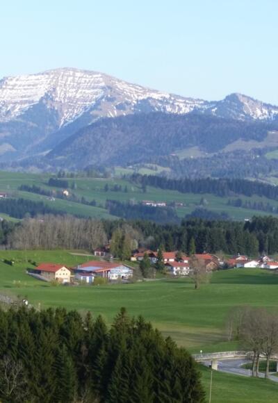 Westlicher oberberg 895 m, blick nagelfluhkette