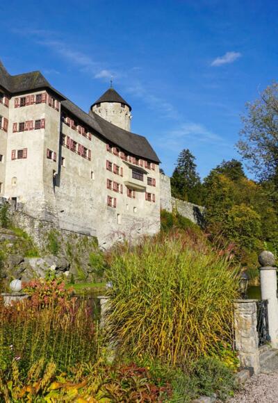 Blick auf Schloss Matzen