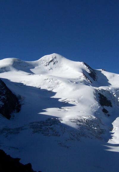 Blick vom Mittelbergjoch Richtung Wildspitze