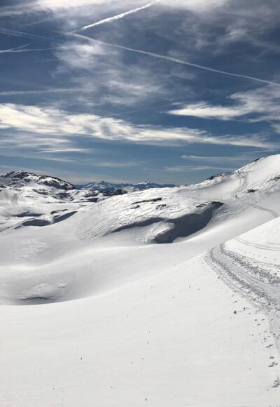 Rückblick zur Schartwand und Schubbühel