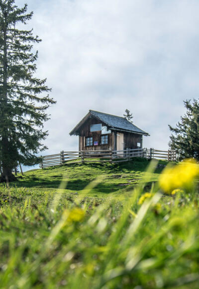 Die Bezoldhütte auf dem Toten Mann