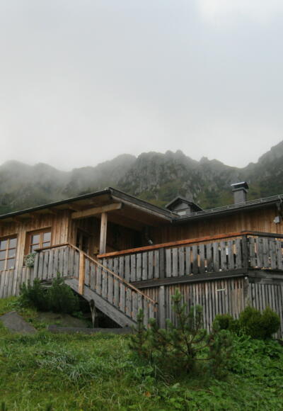 Start bei der Porzehütte