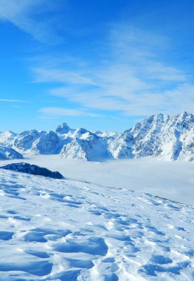 Blick zum Watzmann vom Schneibstein