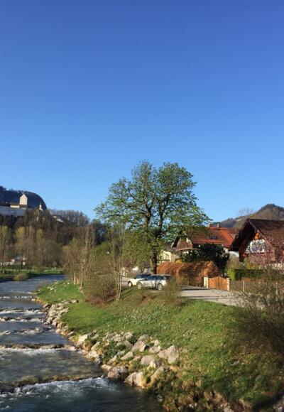 Blick auf das Schloss Hohenaschau