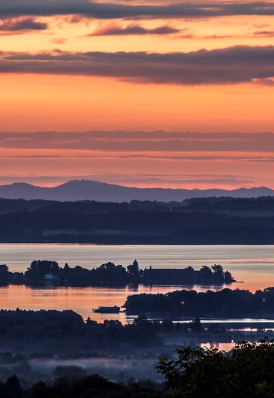 Abendstimmung am Chiemsee