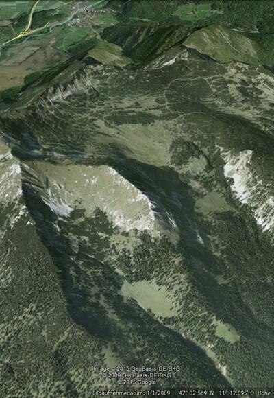 Estergebirge mit Krottenkopf und Hohe Kiste