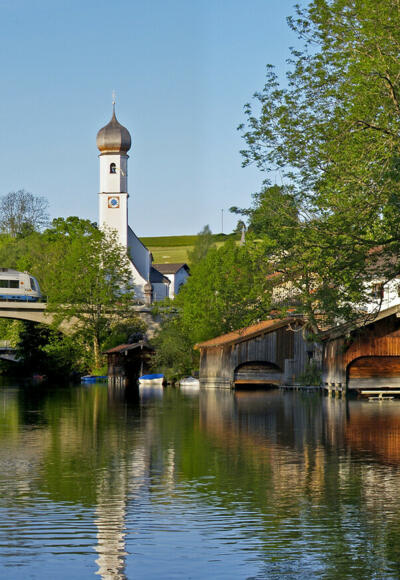 Die Mangfall bei Gmund