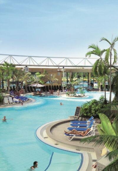 Therme Erding, Blick auf Thermenparadies