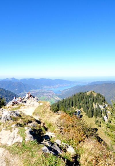 Der Bodenschneidgipfel - mit dem Tegernsee zu Füßen