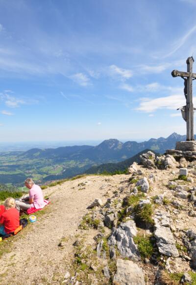 Auf dem Jägerkamp - Tourenziel des 1. Tages