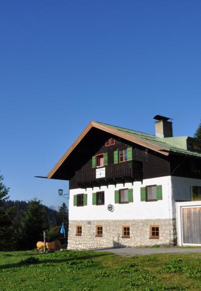 Startpunkt am Tag 2: Die Schönfeldhütte