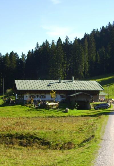 Auf dem Weg zur Schwarzentenn-Alm.