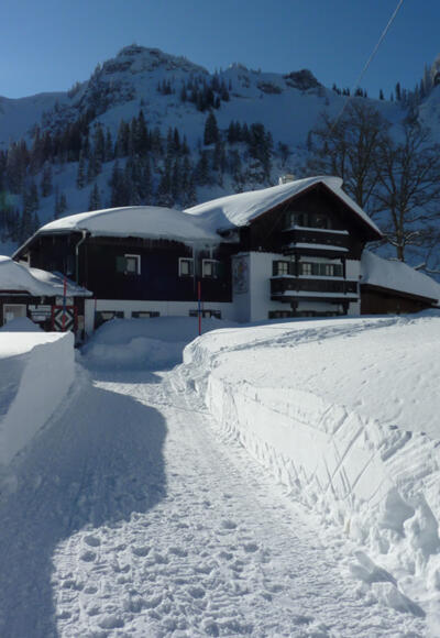 Winterstimmung auf dem Bodenschneidhaus
