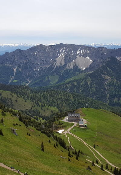 Aussicht von der Rotwand in Richtung Alpenhauptkamm