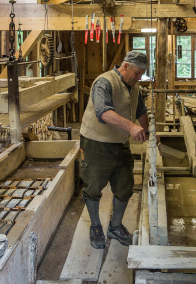 Themenweg - Schleifmühlklamm - in der Wetzsteinmühle
