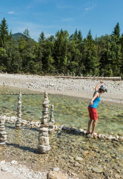 Jacheneinlauf in die Isar