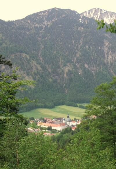Blick zurück nach Ettal
