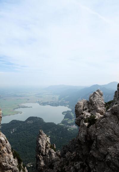 Kochelsee vom Gratweg Herzogstand - Heimgarten