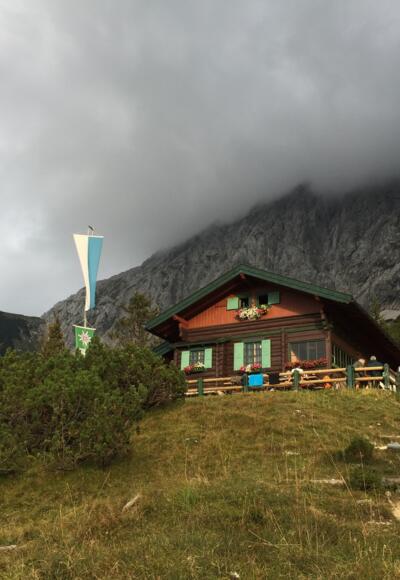 Hochlandhütte gegen den Wörner