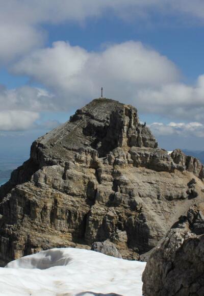 Blick zur Schöttelkarspitze