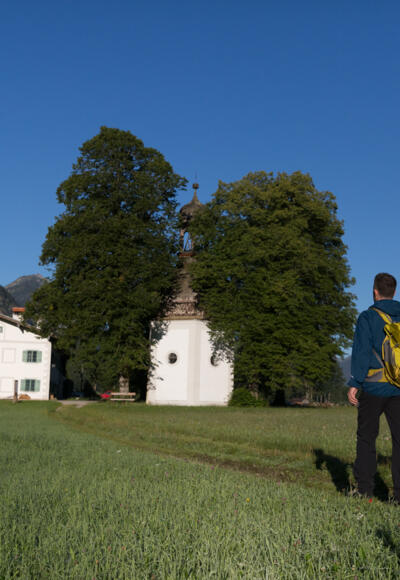 Meditationsweg Ammergauer Alpen - an der Getrudiskapelle